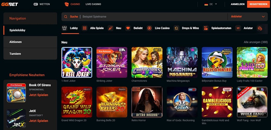 gg bet casino online